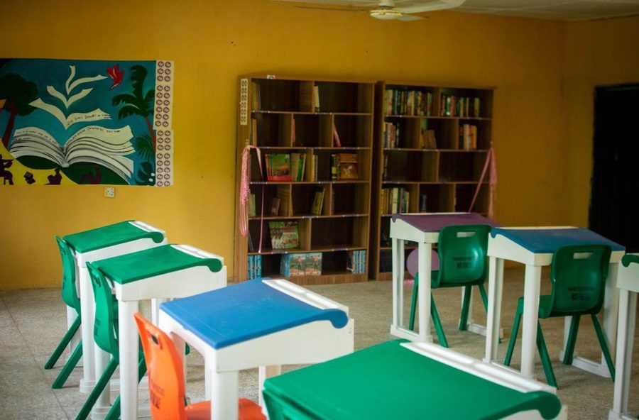 The Titi Omoruwa Foundation Library in Jakpa